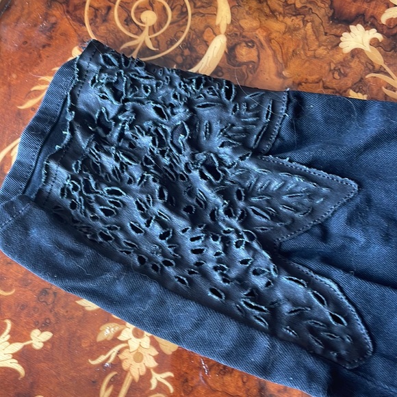 J BRAND sz29 Ruby laser leather lace stretch jeans - Picture 2 of 5